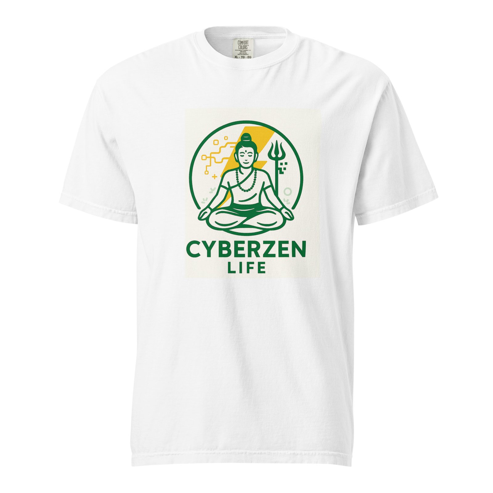 Unisex garment-dyed heavyweight t-shirt - Image 4